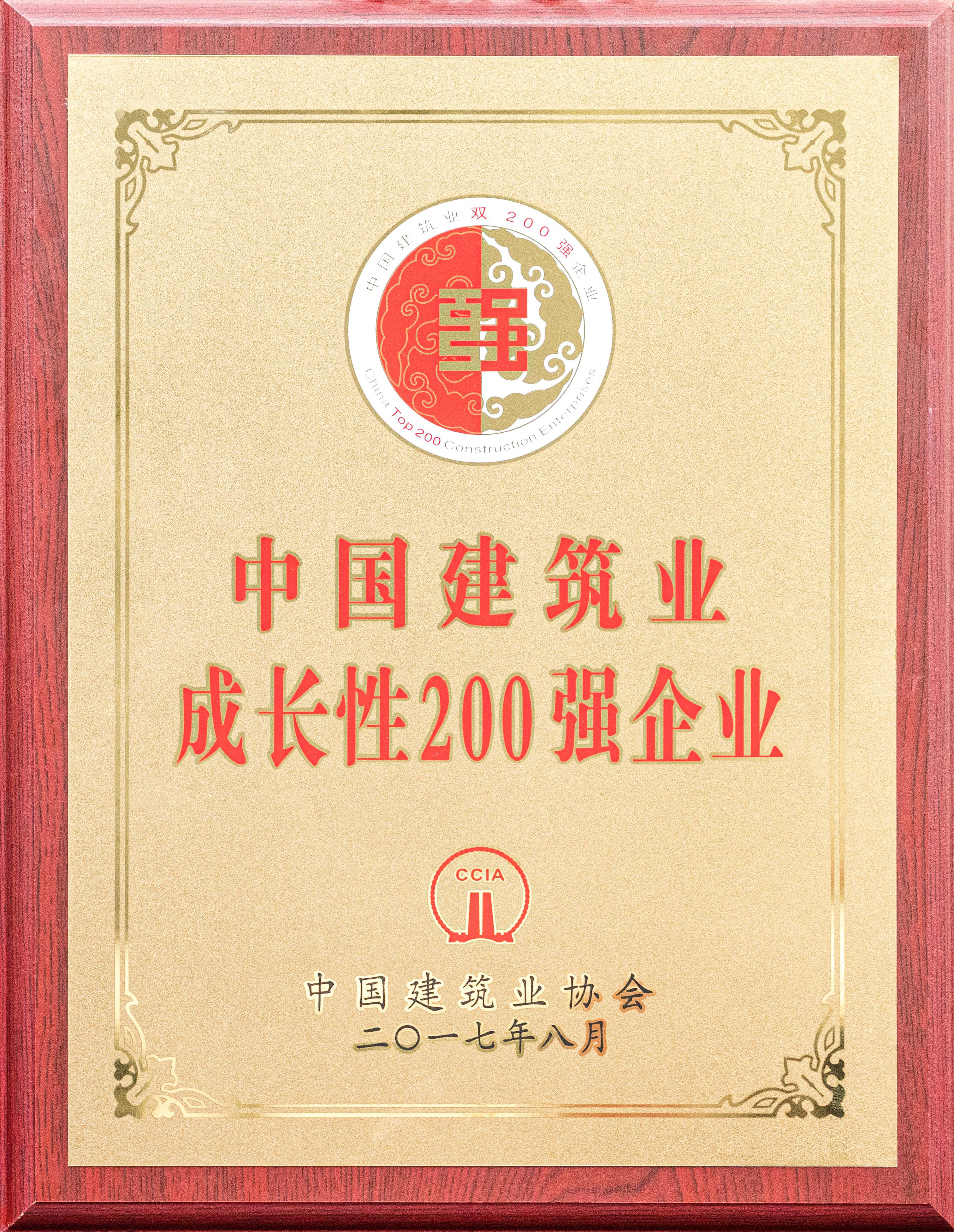 中国建筑业成长性200强